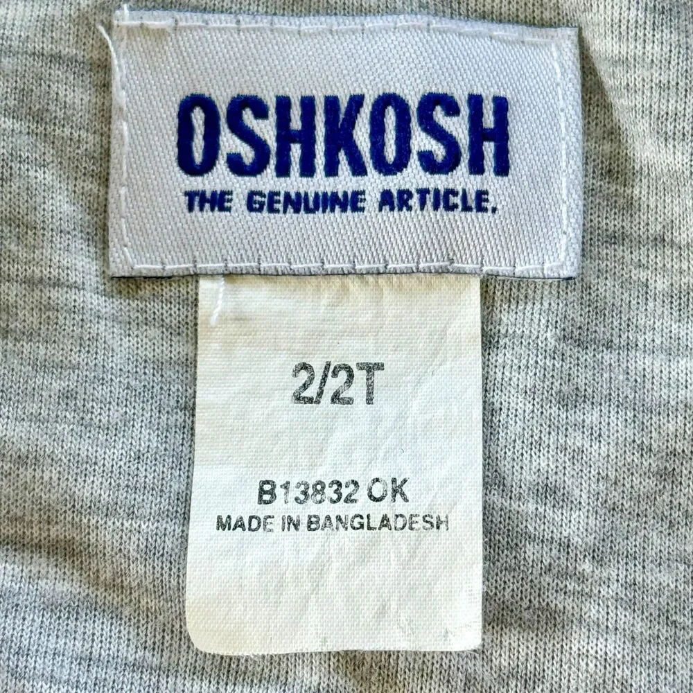 Vintage Oshkosh Toddler Boys Rain Jacket / Windbreaker | 2T